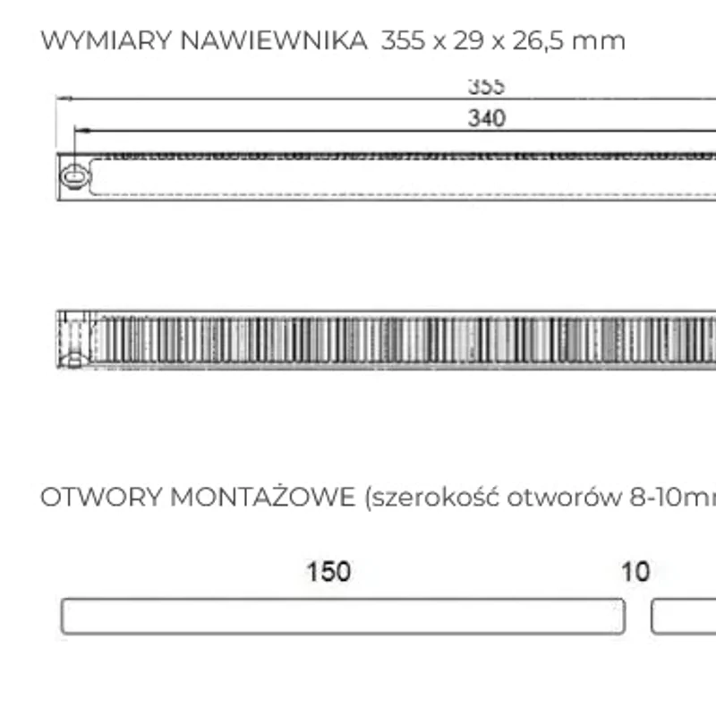 Nawiewnik Zefir Biały, NAW ZEFIR B - 3