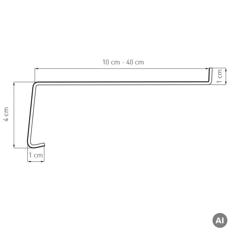 Parapet zewnętrzny aluminiowy 100-400mm Biały RAL 9016, 80