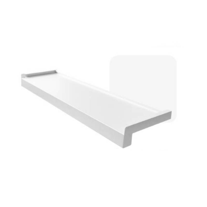 Parapet zewnętrzny stalowy Standard 100-400mm Biały, 800.9016.100.01
