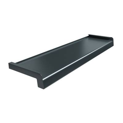 Parapet zewnętrzny stalowy Softline 100-400mm Antracyt RAL 7016, 800.7016.100.SF