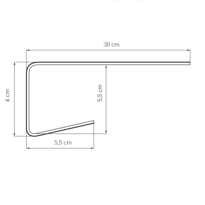 Nakładka renowacyjna Premium 300-500mm Złoty Dąb, 800.8003.300.01.N