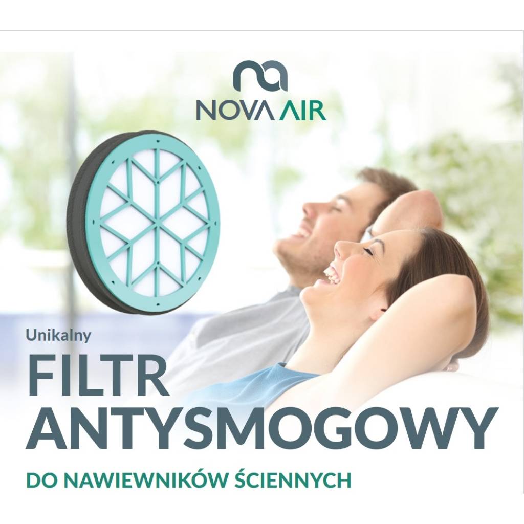 Filtr NovaAir do nawiewnika ściennego antysmogowy antyalergiczny , 21628000