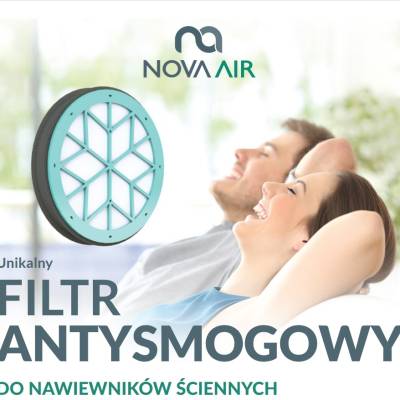 Filtr NovaAir do nawiewnika ściennego antysmogowy antyalergiczny , 21628000