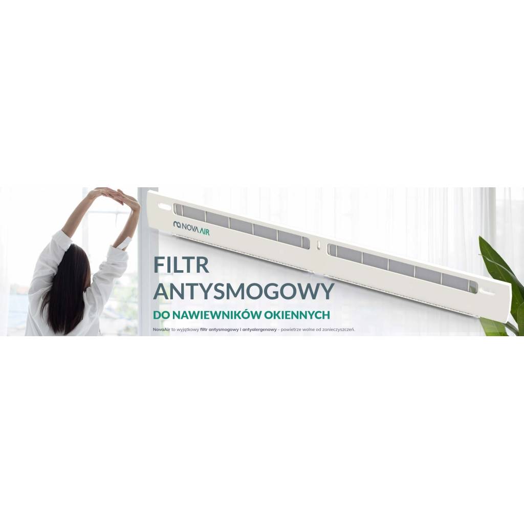 Filtr NovaAir do nawiewnika okiennego Standard antysmogowy antyalergiczny, 10706410