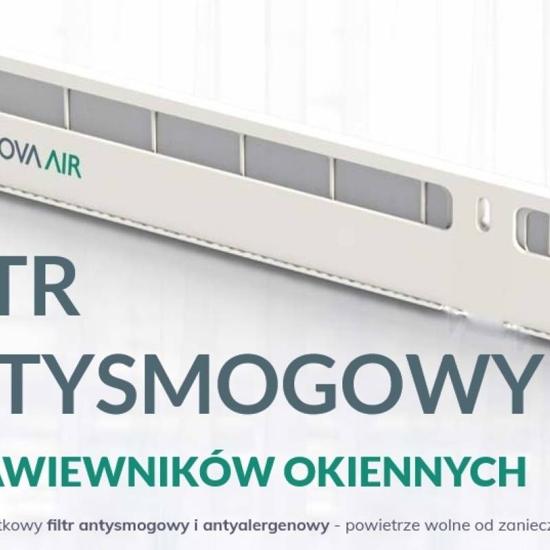 Filtr NovaAir do nawiewnika okiennego Standard antysmogowy antyalergiczny, 10706410