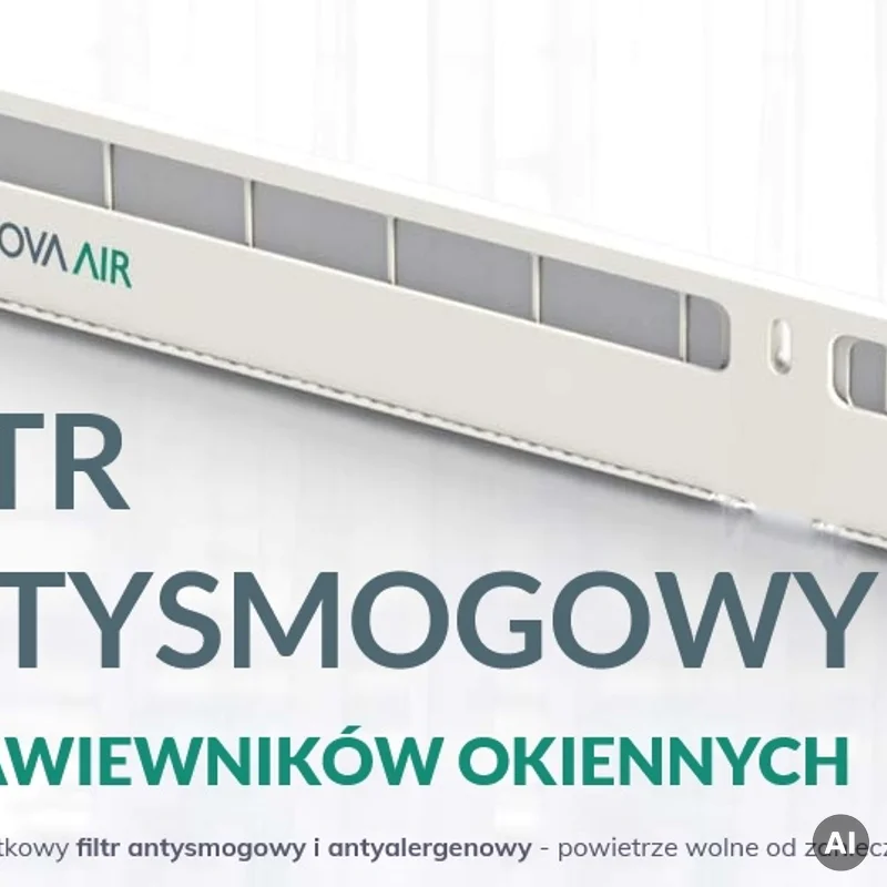 Filtr NovaAir do nawiewnika okiennego Standard antysmogowy a
