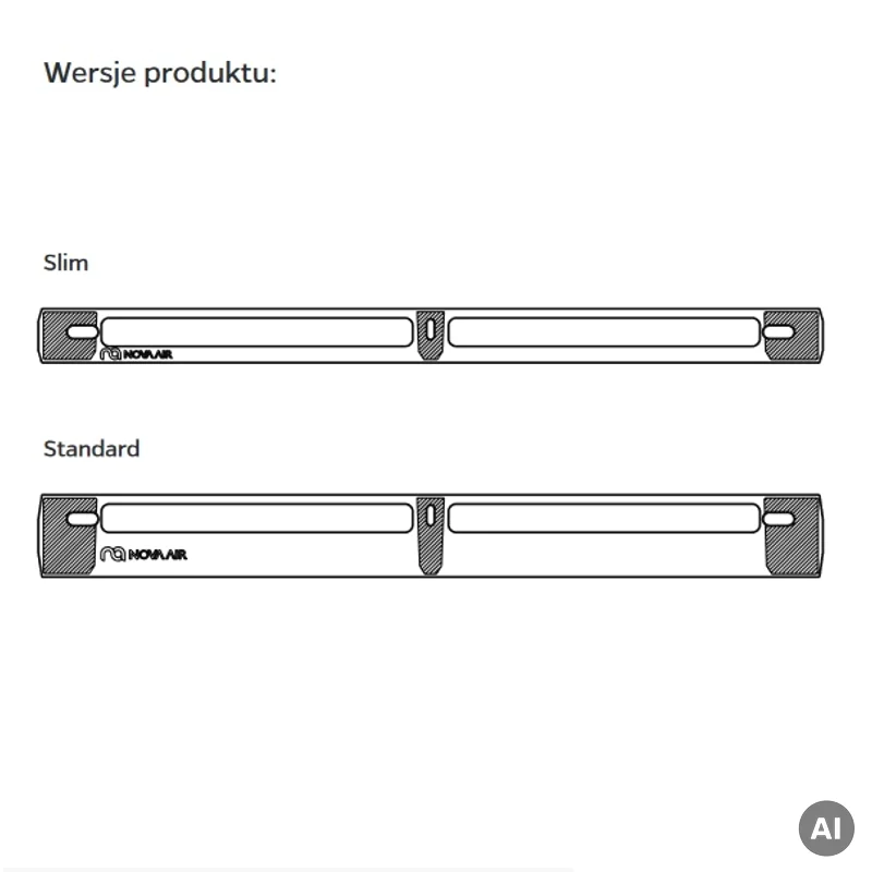 Filtr NovaAir do nawiewnika okiennego Standard antysmogowy a