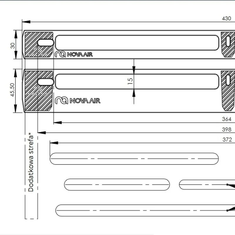 Filtr NovaAir do nawiewnika okiennego Standard antysmogowy a