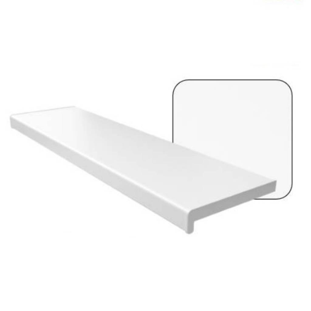 Parapet komorowy PCV 400 mm Biały , 800.BIA.400.01