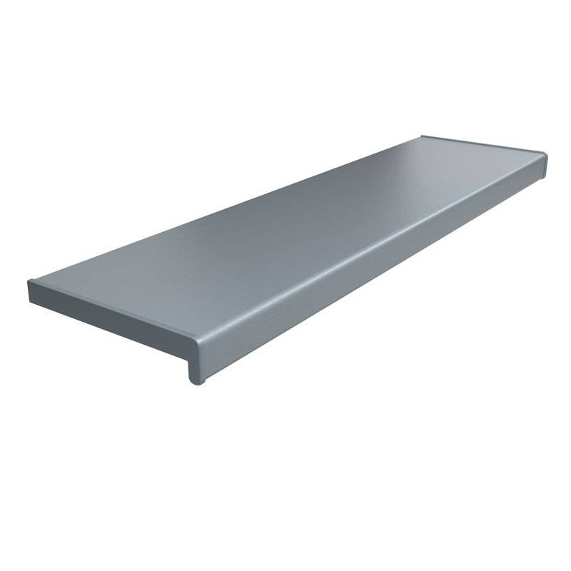 Parapet komorowy PCV 150-500mm Srebrny, 800.SRE.150.01