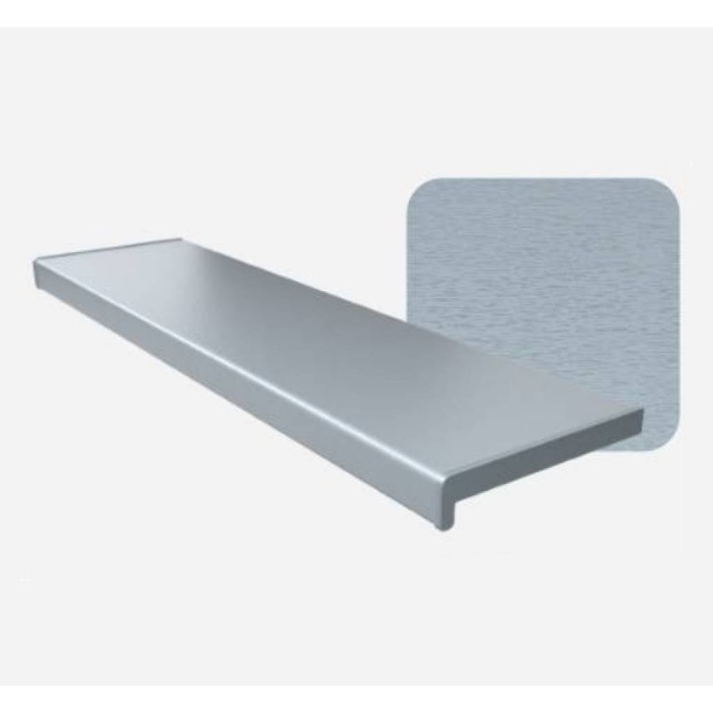 Parapet komorowy PCV 150-500mm Srebrny, 800.SRE.150.01