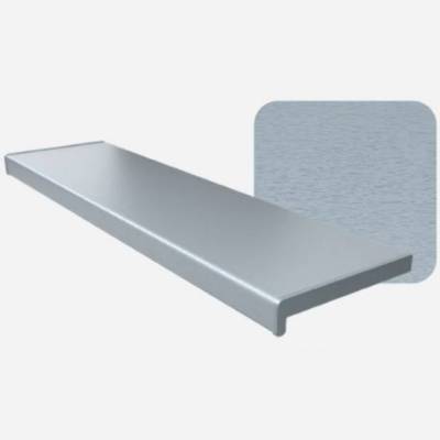 Parapet komorowy PCV 150-500mm Srebrny, 800.SRE.150.01