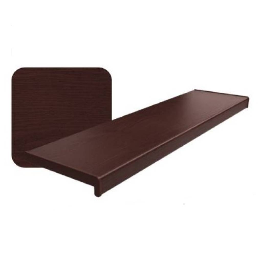 Parapet komorowy PCV 250 mm Mahoń, 800PCVMAH250