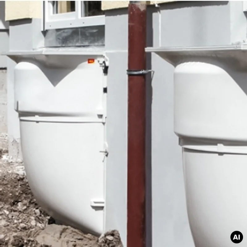 Doświetlacz piwniczny MEAMAX 80x60-85x40 z rusztem kratowym