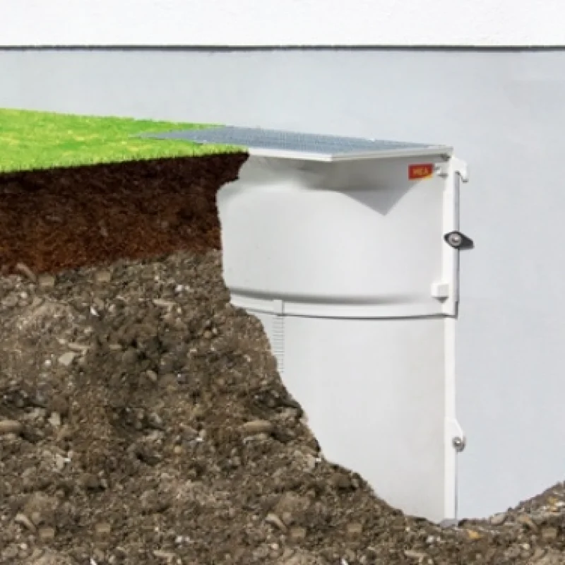 Doświetlacz piwniczny MEAMAX 100x125-150x40 z rusztem krato