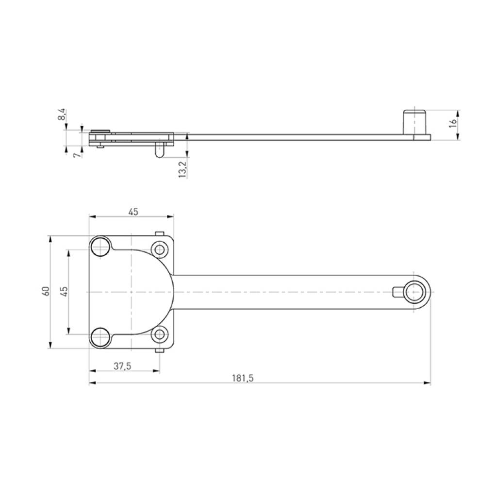 Windyy - Blokada magnetyczna do okien i drzwi balkonowych, Win000160