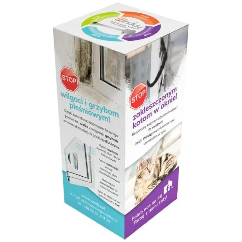 Windyy - Blokada magnetyczna do okien i drzwi balkonowych, W