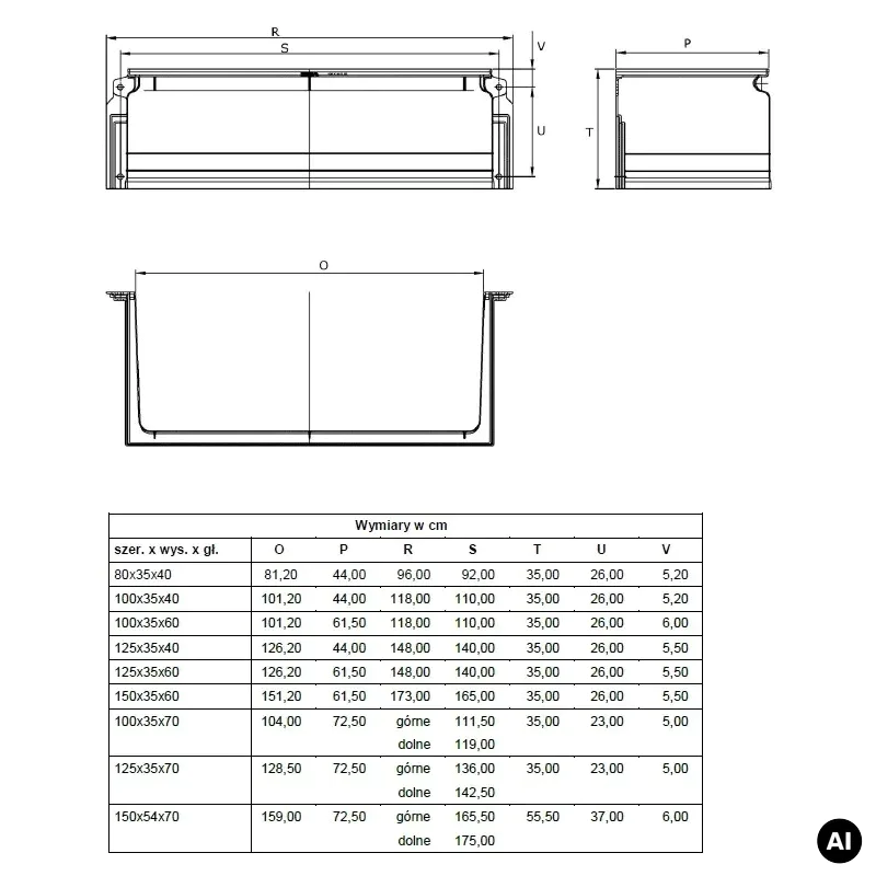 Nakładka doświetlacza Multinorm 150x35x60, 10865850 - 4
