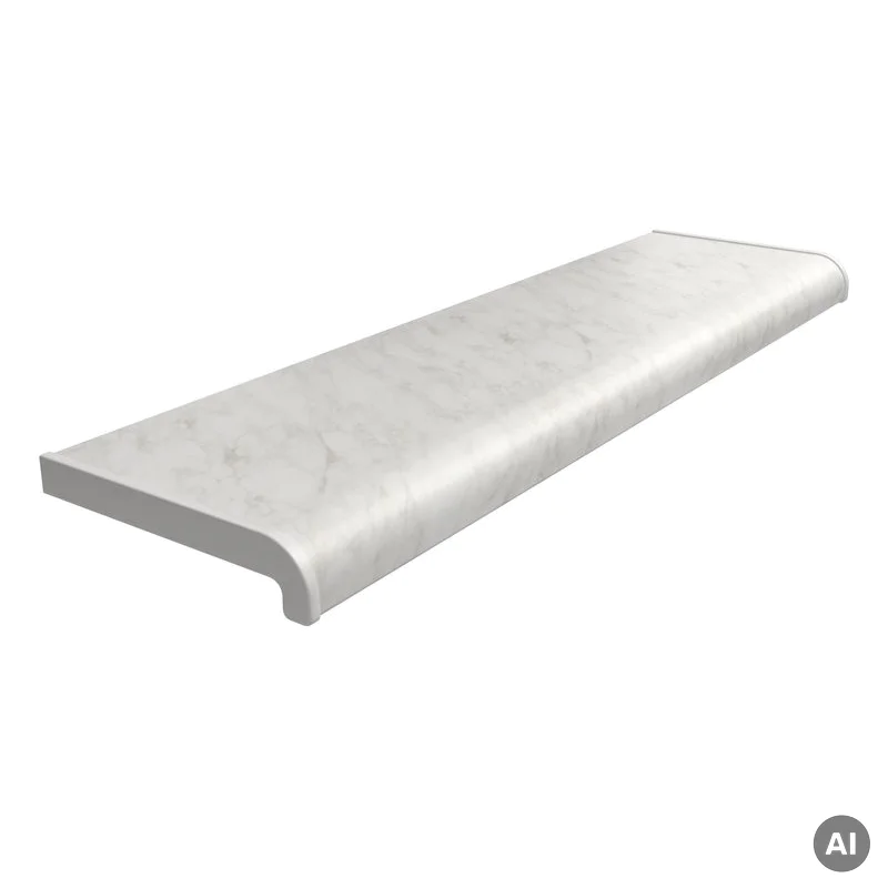 Parapet komorowy PCV Softline 150-500mm Marmur, 800.MAR.150.