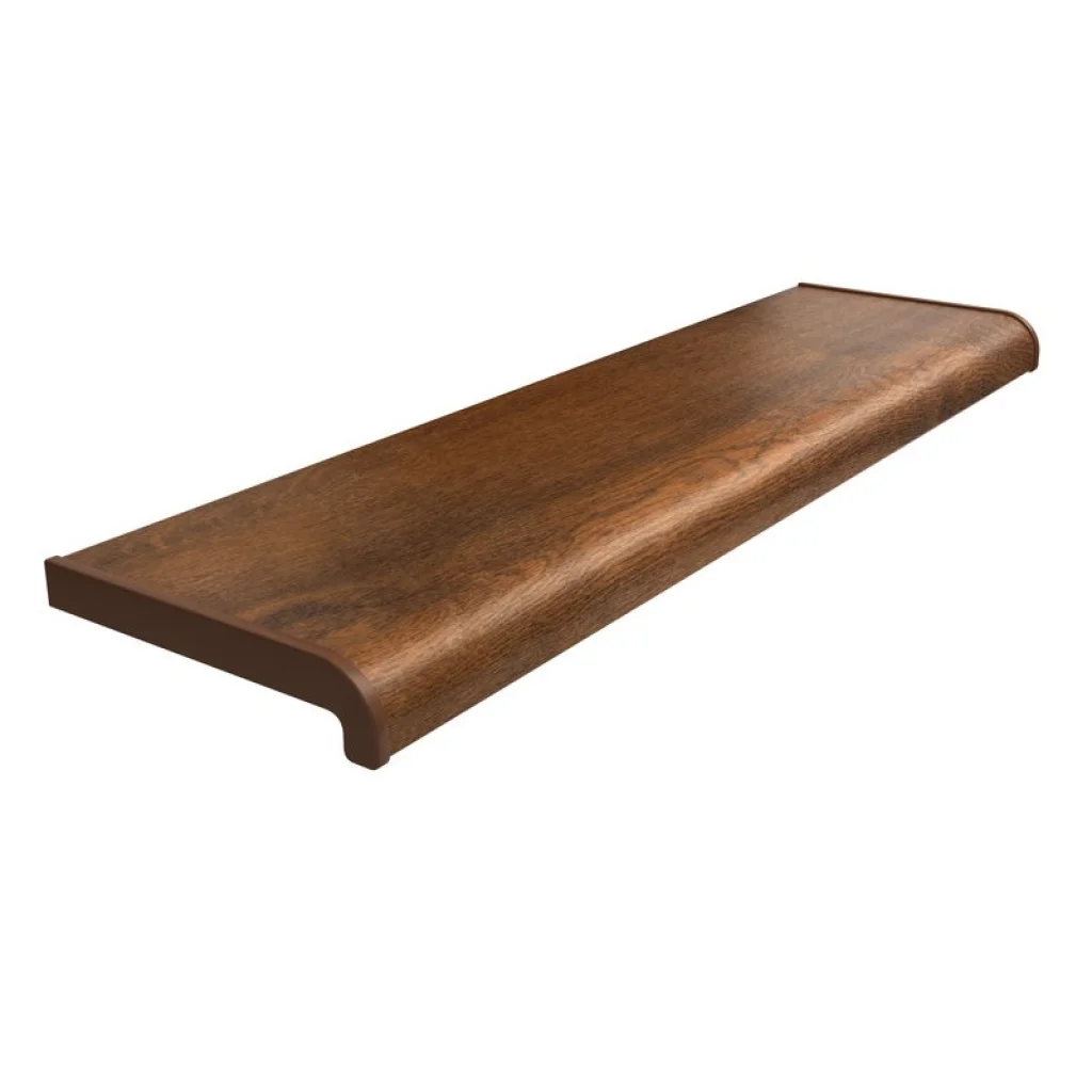 Parapet komorowy PCV Softline 350 mm Orzech, 800.ORZ.350.01.SOFT