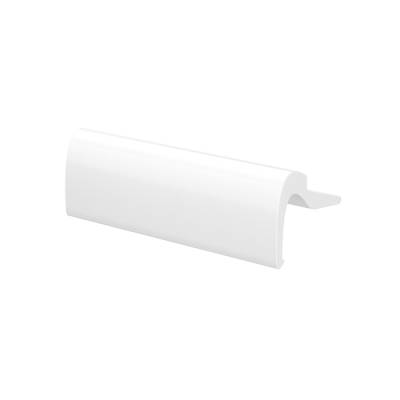 Pochwyt balkonowy aluminiowy przyszybowy Biały, 11590160004