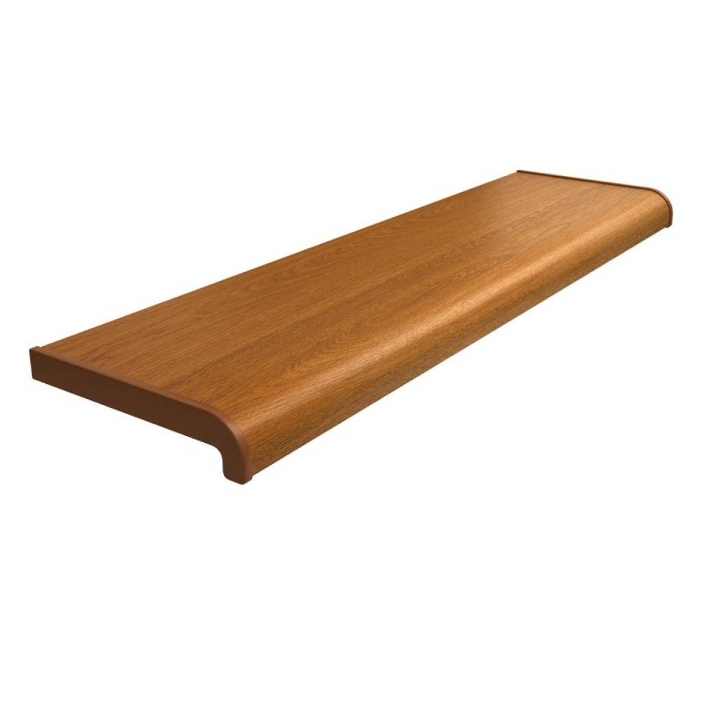 Parapet komorowy PCV Softline 150-500mm Złoty Dąb, 800.8003.150.01.SOFT