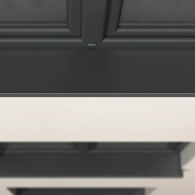 Parapet zewnętrzny stalowy Standard 100-400mm Antracyt RAL