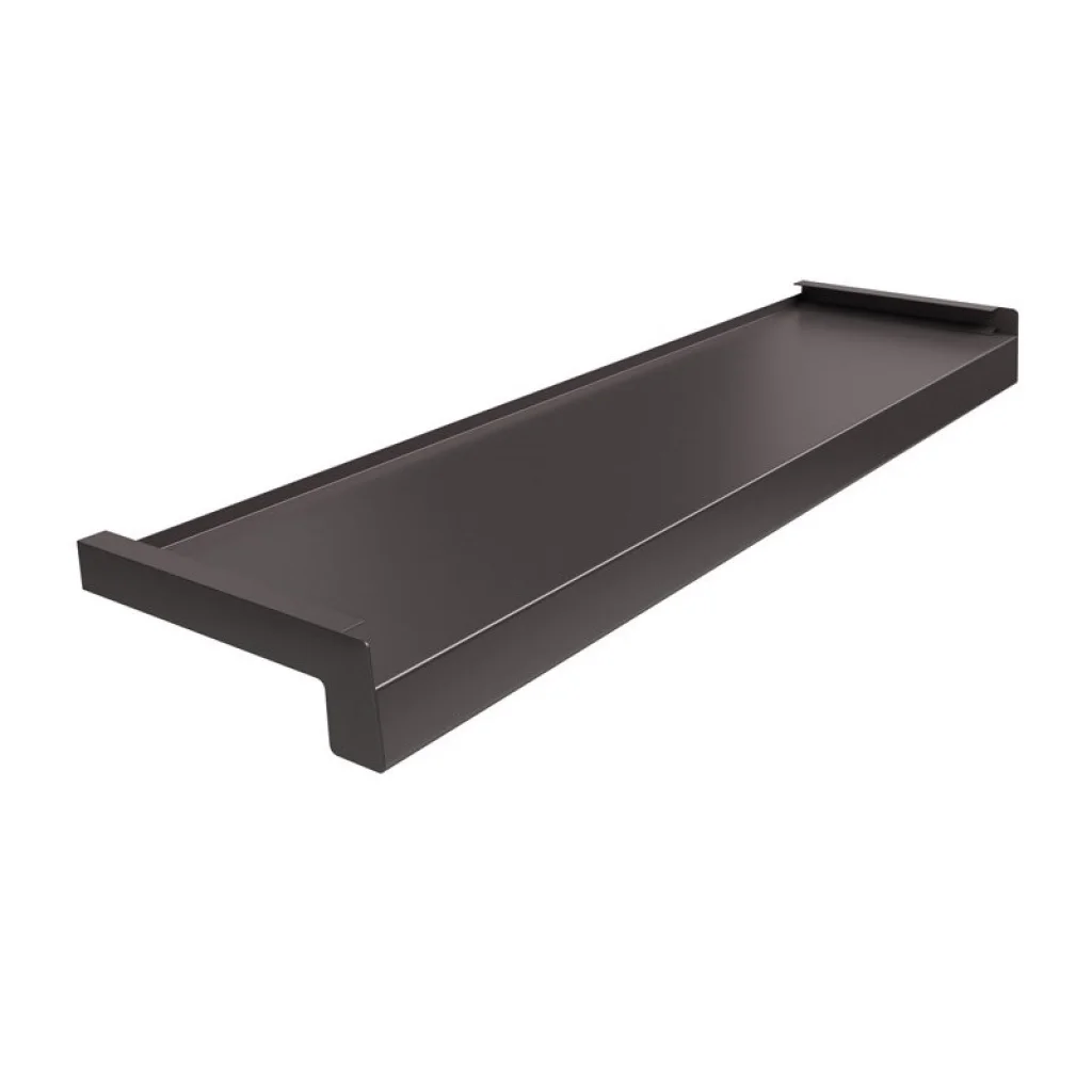 Parapet stalowy Brąz 8019