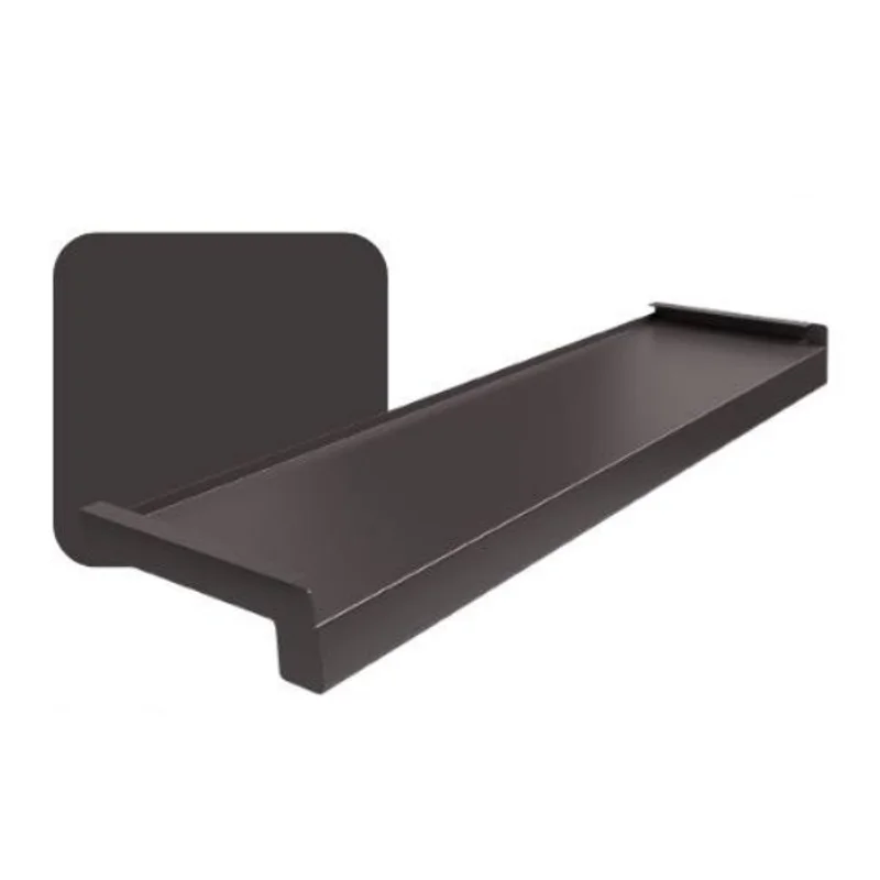Parapet zewnętrzny stalowy Standard 100-400mm Brąz RAL 801