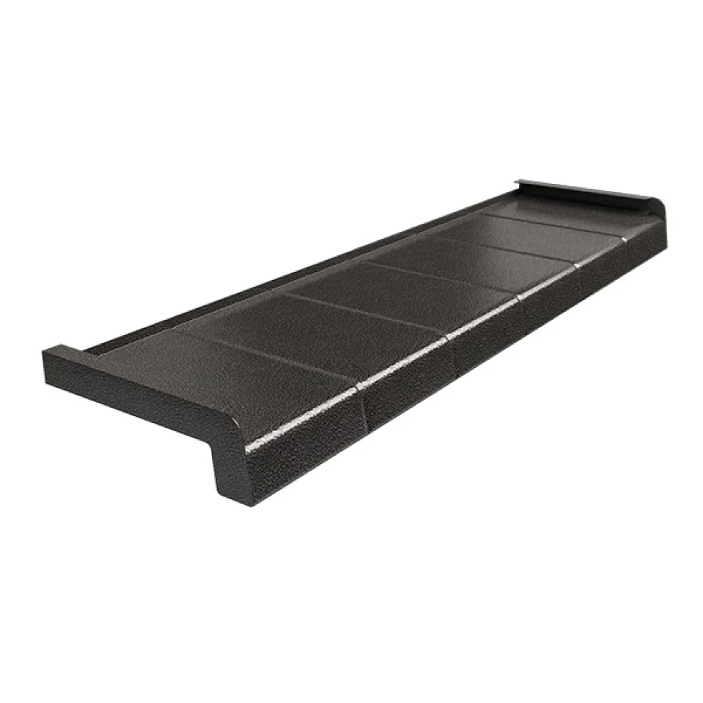 Parapet alu płytka antyk stal