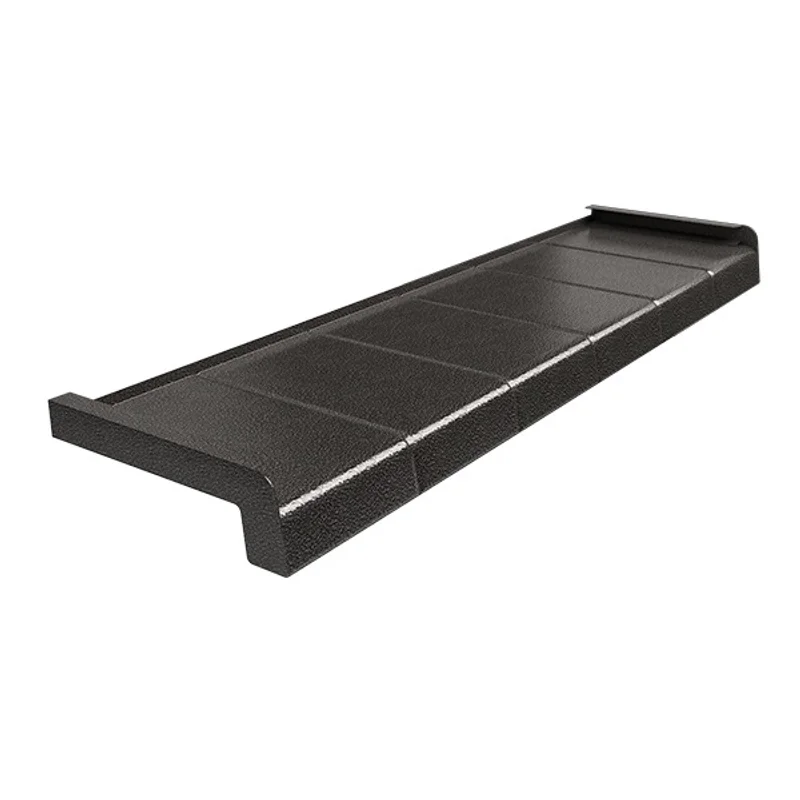 Parapet zewnętrzny Alupłytka 100-400mm Antracyt Antyczny,