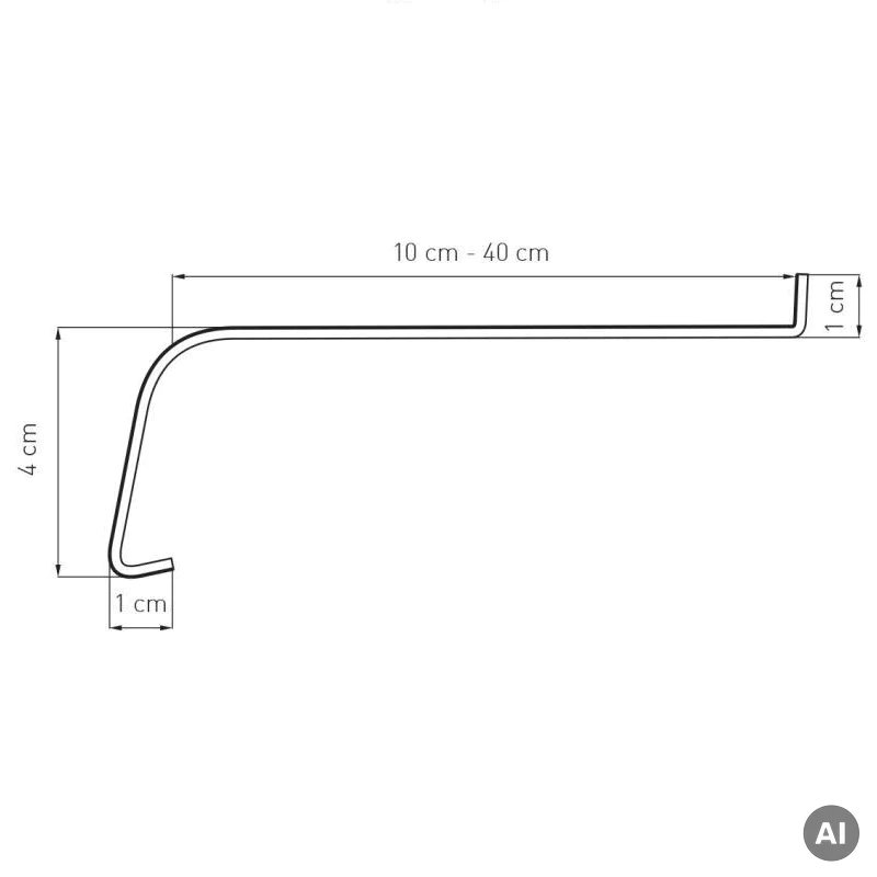 Parapet zewnętrzny Alupłytka 100-400mm Antracyt Antyczny,