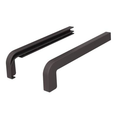 Zakończenia BRĄZOWE RAL 8019 300mm do parapetu zewnętrznego Standard, 800.8019.00.02