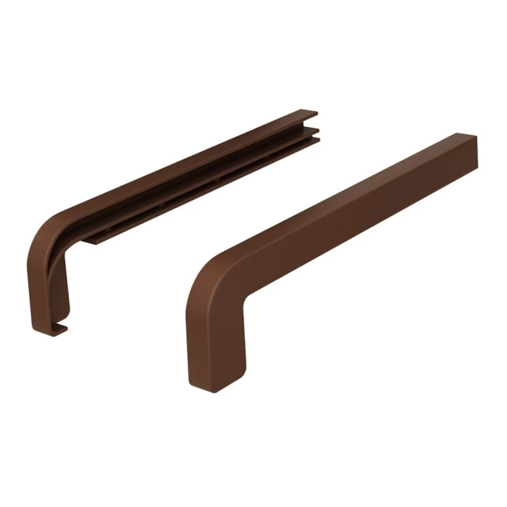 Zaślepka zewn. parapetu 300 mm. ORZECH