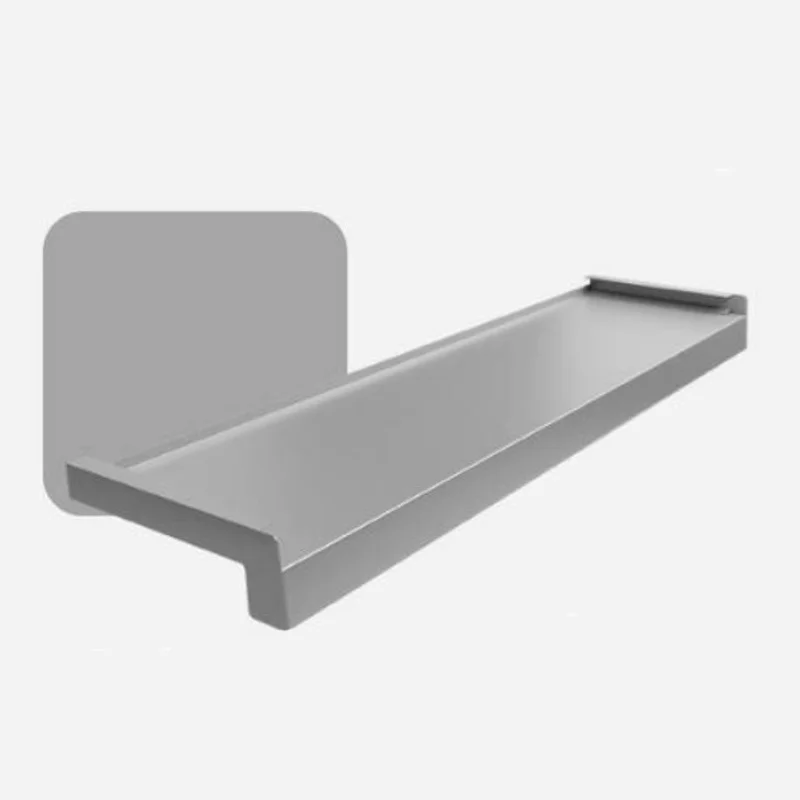 Parapet zewnętrzny stalowy Standard 100-400mm Srebrny RAL 9