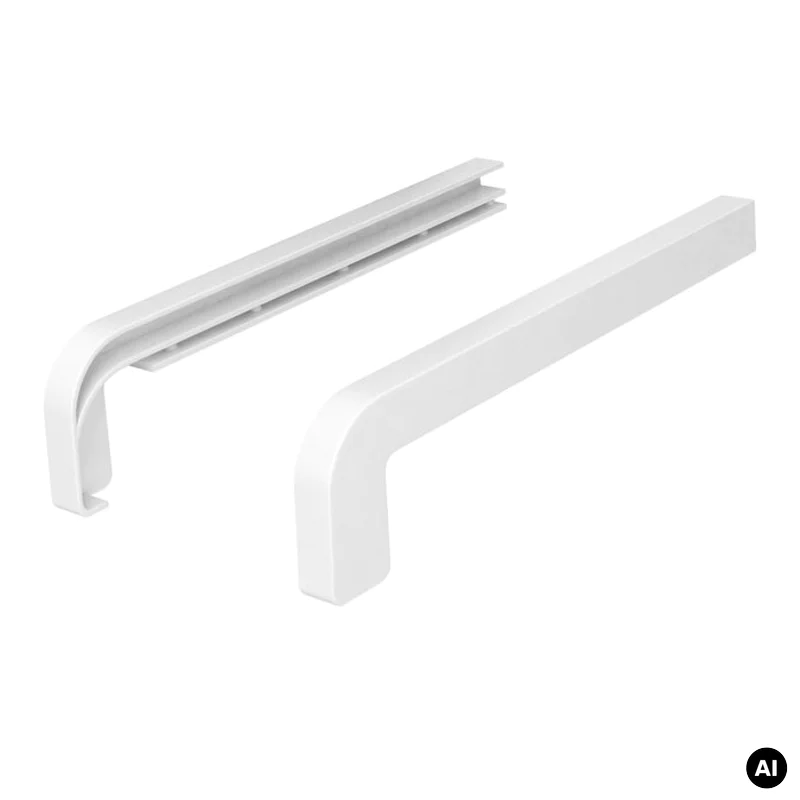 Zakończenia BIAŁE 400mm do parapetu zewnętrznego Standard