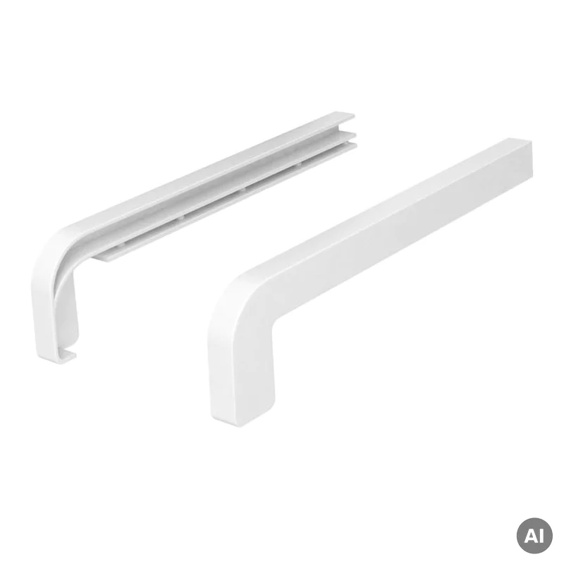 Zakończenia BIAŁE 400mm do parapetu zewnętrznego Standard
