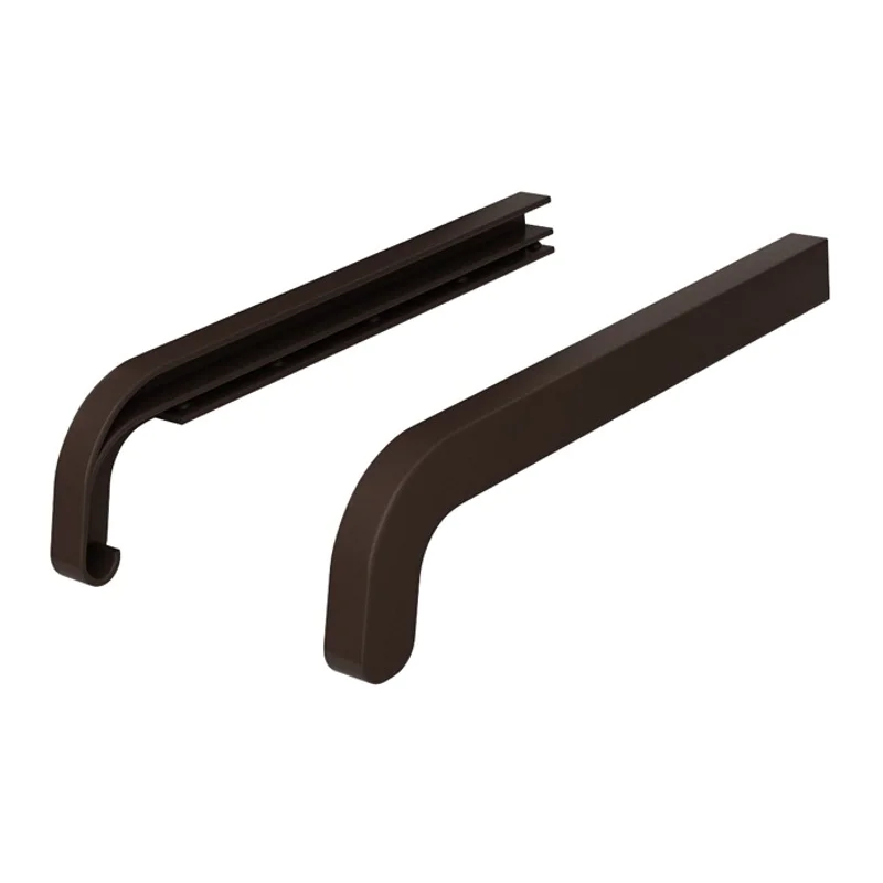 Zakończenia WENGE 350mm do parapetu zewnętrznego Softline,