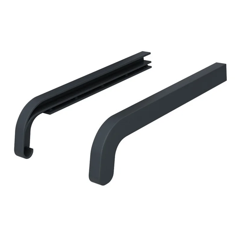 Zakończenia ANTRACYT RAL 7016 350mm do parapetu zewnętrzne