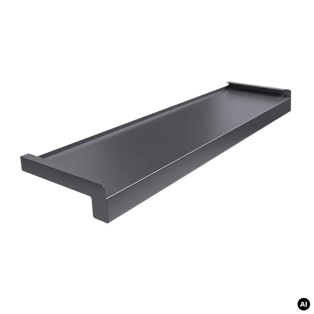 Parapet stalowy Antracyt 7024