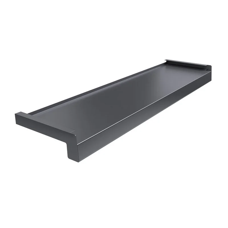 Parapet zewnętrzny stalowy Standard 100-400mm Antracyt RAL