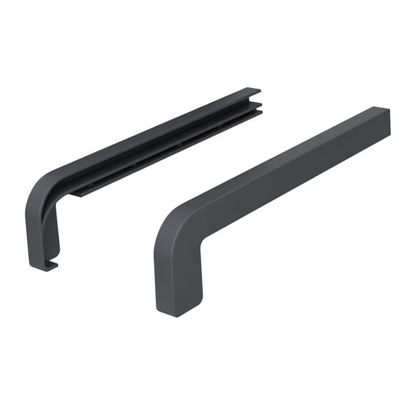 Zakończenia ANTRACYT RAL 7024 300mm do parapetu zewnętrzne