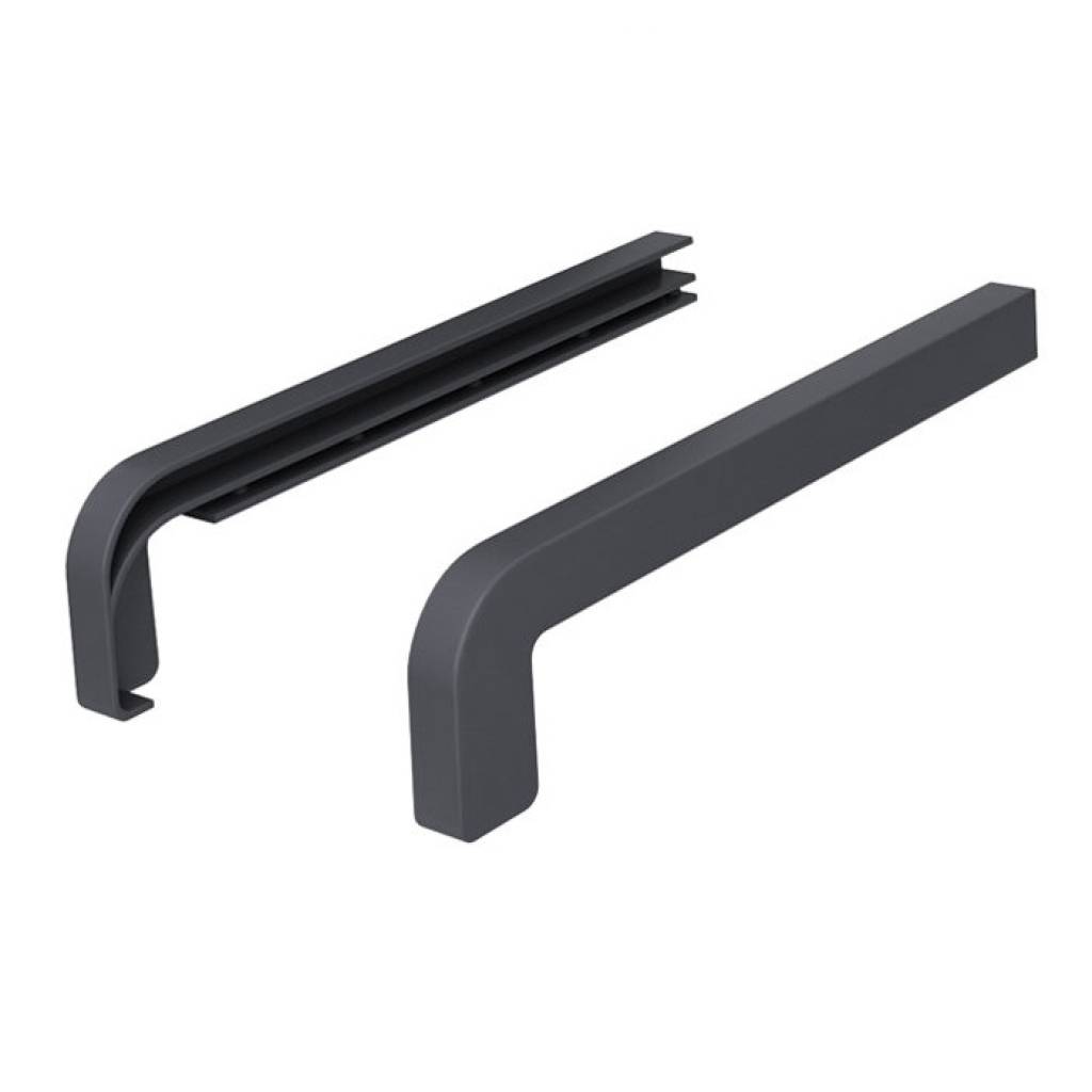 Zakończenia ANTRACYT RAL 7024 400mm do parapetu zewnętrznego Standard, 800.7024.00.04