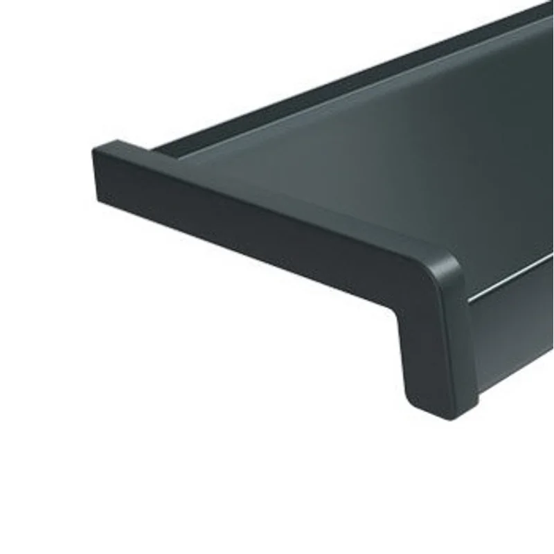 Zakończenia ANTRACYT RAL 7024 400mm do parapetu zewnętrzne