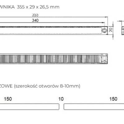 Nawiewnik Zefir MIX Brązowy Biały, NAW ZEFIR MIX CB/B