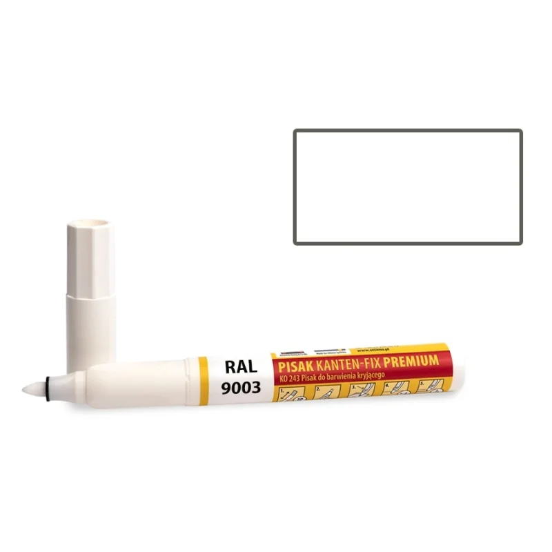 Pisak kryjący KANTEN-FIX Biały sygnałowy RAL 9003, Ko 243