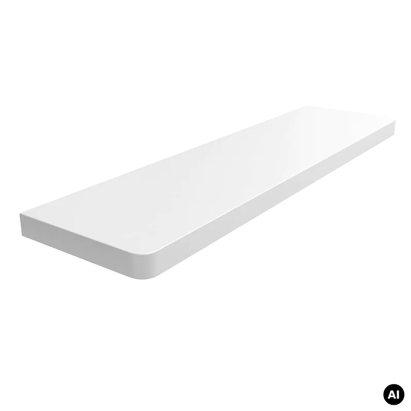 Parapet MDF laminowany Biały Mat , 800.MDF.BM.KOL.