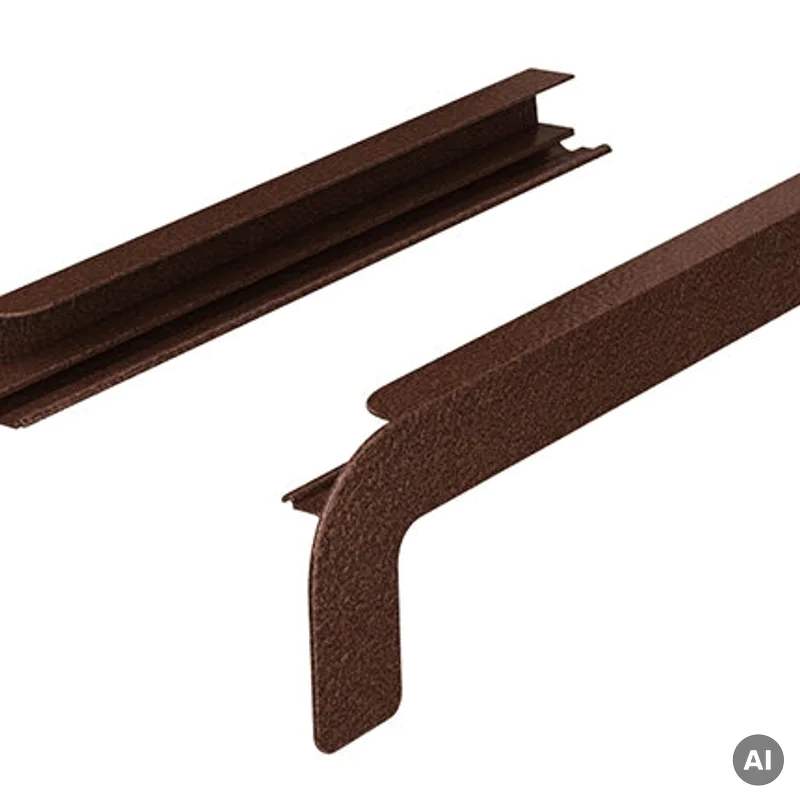 Zakończenia aluminiowe Soft 200mm do parapetu zewnętrznego