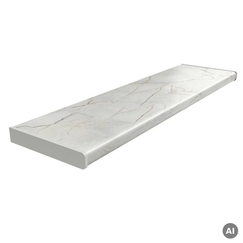 Parapet Postforming Modern Helvetios White 200-400mm, 800.HV
