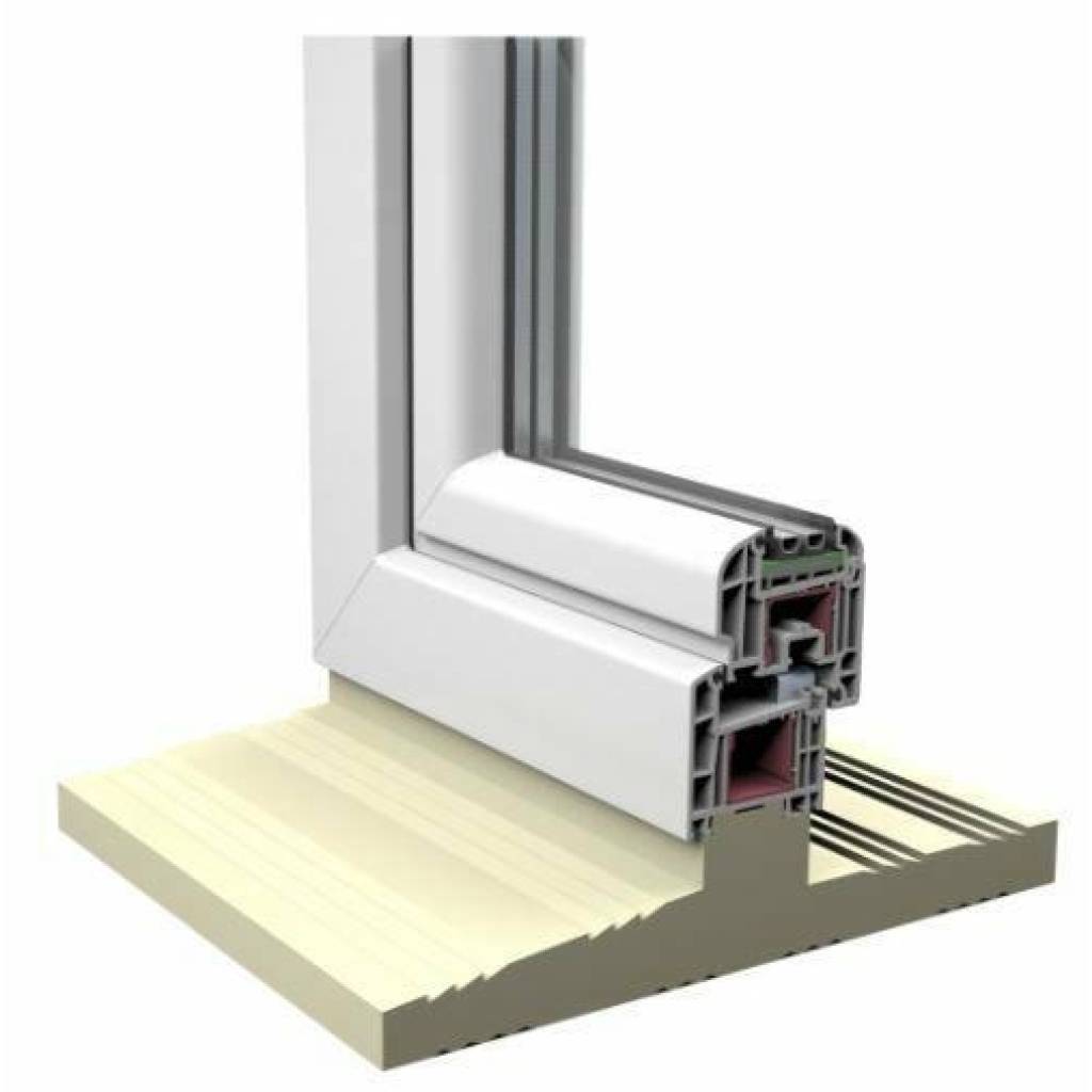 Ciepły parapet obustronny do STANDARD VEKA SOFTLINE 82 - termiczny, 800POSVEKA82